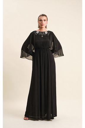 لباس مجلسی و فارغ التحصیلی مشکی زنانه ویسکون VERDA - کد 827797848