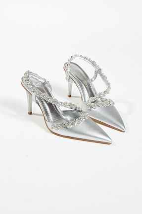 کفش پاشنه بلند کلاسیک زنانه پارچه Gökçe Shoes - کد 827772238