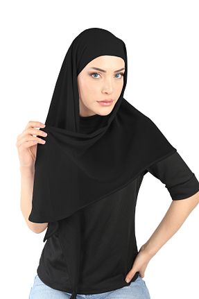 روسری مشکی شیفون Ecardin - کد 827820804