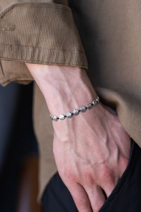 دستبند جواهر زنانه روکش نقره کد 827871429