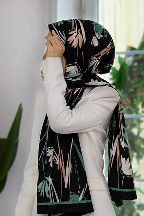 شال فیروزه ای زنانه Medine İpeği Vissona - کد 827902728