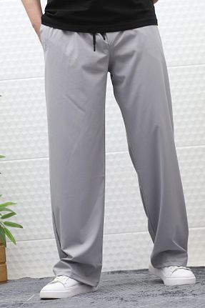شلوار طوسی مردانه بافتنی WAFRA - کد 827989408