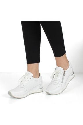 کفش کژوال سفید زنانه پاشنه متوسط ( 5 - 9 cm ) پاشنه ضخیم کد 827683696
