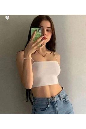 بلوز سفید زنانه طرح دار DESTİNE - کد 827597209