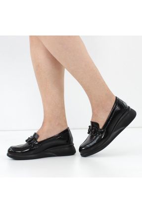 کفش کژوال مشکی زنانه پاشنه متوسط ( 5 - 9 cm ) پاشنه ضخیم کد 827684568
