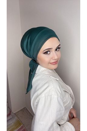 کلاه شنای حجاب سبز زنانه OykumBone - کد 827721903