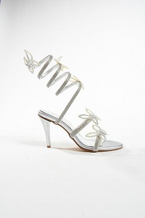 کفش پاشنه بلند کلاسیک زنانه پارچه Gökçe Shoes - کد 827797391