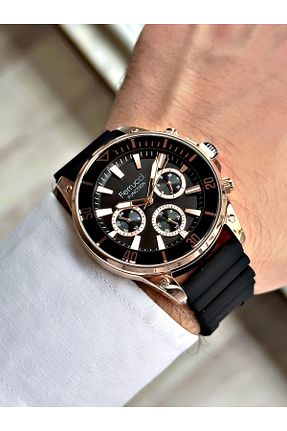 ساعت مچی صورتی مردانه 44 میلی متر Ferrucci - کد 827801984