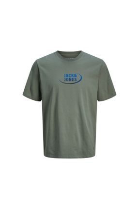 تی شرت سبز مردانه رگولار یقه گرد کد 827826338