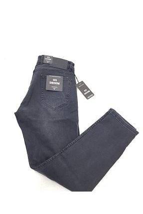 شلوار جین طوسی مردانه پاچه تنگ Denim - کد 828250242