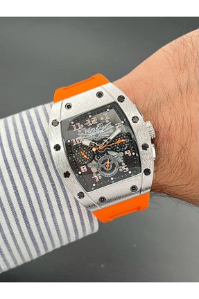ساعت مچی نارنجی مردانه 45 میلی متر Ferrucci - کد 828070856