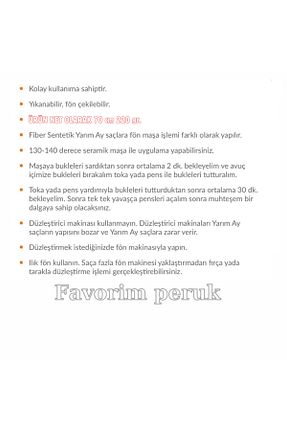 کلاه گیس زرد زنانه Peruk Avm - کد 828254855