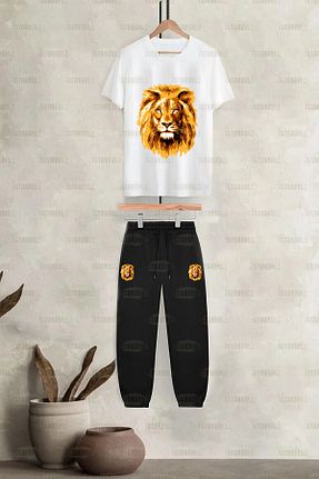 ست بالاتنه و پائین تنه سفید زنانه بافتنی aynewmoda - کد 827875122