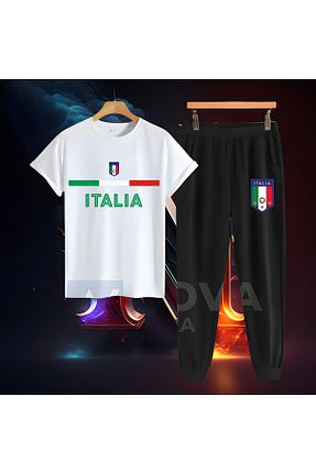 ست بالاتنه و پائین تنه سفید زنانه بافت Biy Store - کد 828137115