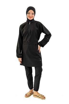مایو حجاب مشکی زنانه ساده TESMAY - کد 828461415
