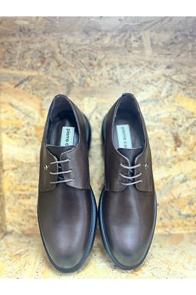 کفش کژوال قهوه ای مردانه چرم خالص Pierre Cardin - کد 828444317