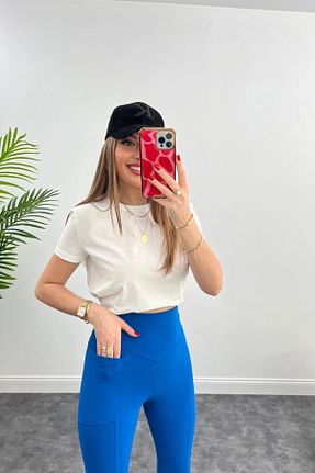 ساق شلواری آبی زنانه بافت ubmbutik - کد 828495265