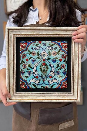 تابلو رنگی سنگ طبیعی FİNS STONE DECOR - کد 828585077