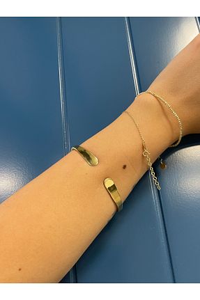 دستبند جواهر زرد زنانه برنجی Sevilgülgünfinecrafts - کد 828516083