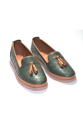 کفش کژوال سبز زنانه چرم خالص Beety - کد 117494608