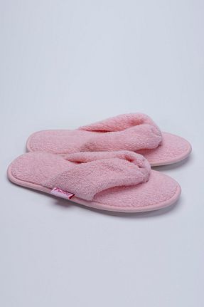 دمپائی خانگی صورتی زنانه پارچه ای pufidy - کد 39233178