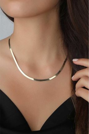 گردنبند جواهر زنانه روکش طلا کد 828131241