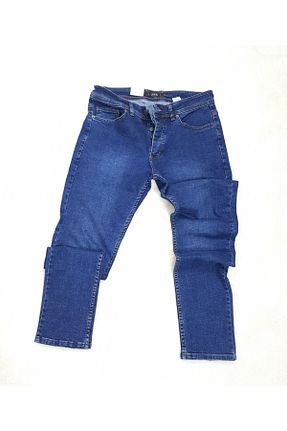شلوار جین آبی مردانه پاچه تنگ Denim - کد 828280729