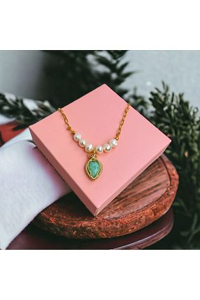 گردنبند مروارید آبی مروارید آب شیرین MİRSTAR - کد 794184942