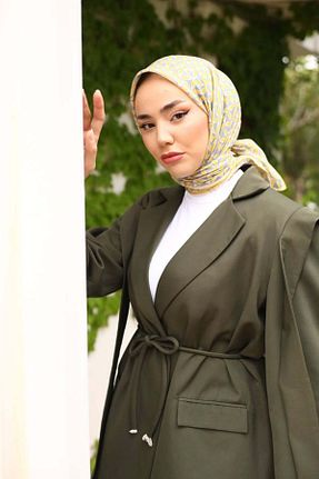 روسری زرد پنبه ای Silk Home - کد 828399000