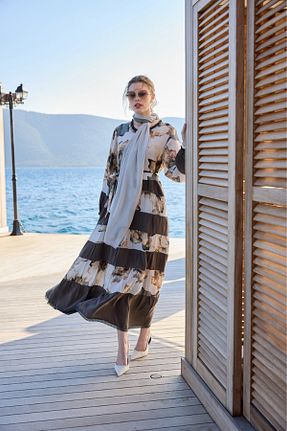 لباس حجاب رنگی زنانه سایز بزرگ MissWhence - کد 828607260