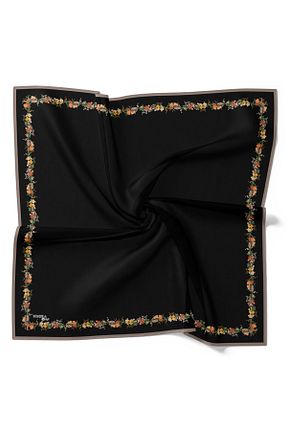روسری مشکی پنبه پلی استر Bonjela - کد 828654815