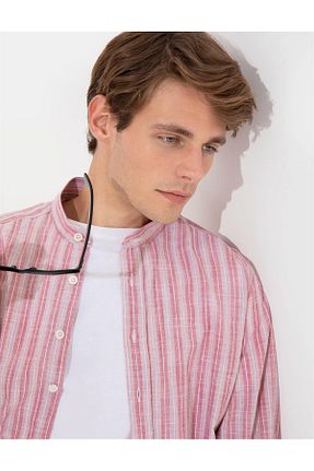 پیراهن صورتی مردانه رگولار Pierre Cardin - کد 279125157