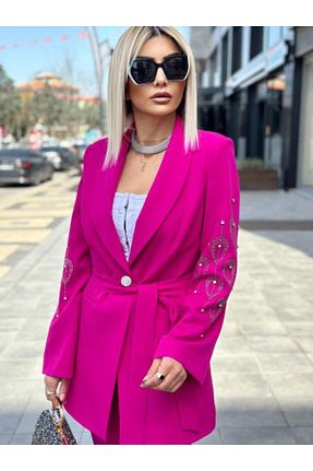 کت صورتی زنانه رگولار Kokoşum Butik - کد 828341035