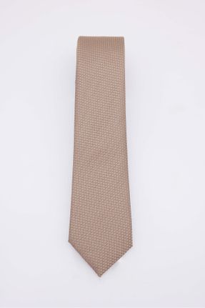 کراوات بژ مردانه پوپلین کد 828609758