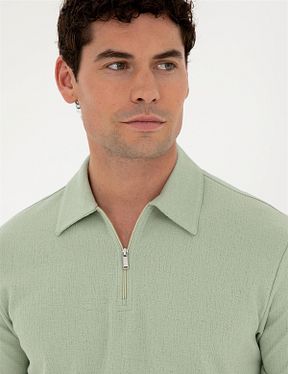 تیشرت سبز مردانه اسلیم فیت Pierre Cardin - کد 828154886