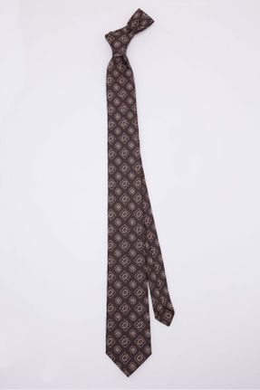 کراوات قهوه ای مردانه پوپلین کد 828594059