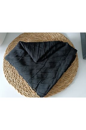 شال مشکی زنانه پنبه ای Blotch - کد 828643711