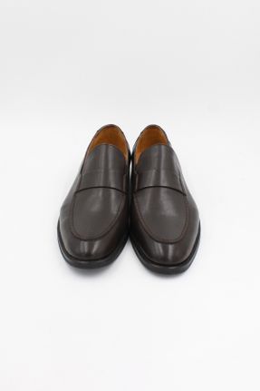 کفش کلاسیک قهوه ای مردانه پاشنه کوتاه ( 4 - 1 cm ) پاشنه ساده کد 711628095
