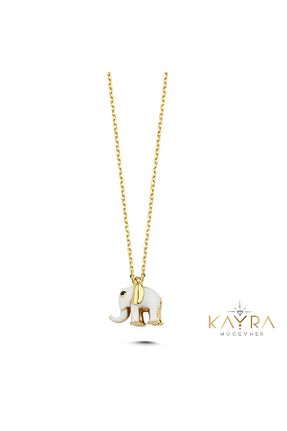 گردنبند طلا زرد زنانه 14 عیار Kayra Mücevher - کد 777537457