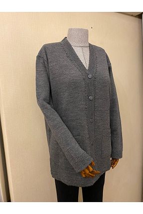 رویه طوسی زنانه بافتنی TEK - کد 665945223