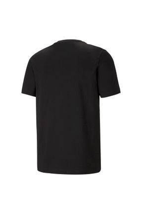 تی شرت مشکی مردانه یقه گرد پلی استر رگولار تکی پوشاک ورزشی کد 76213424