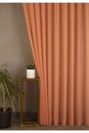 پرده توری نارنجی ریل دار Massarelli - کد 259339685