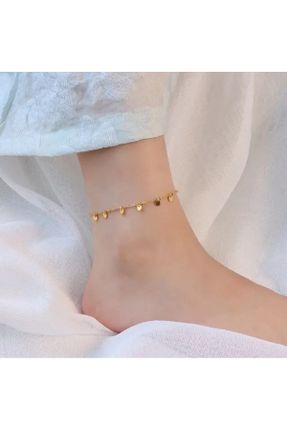 خلخال جواهری طلائی زنانه روکش طلا کد 697149745