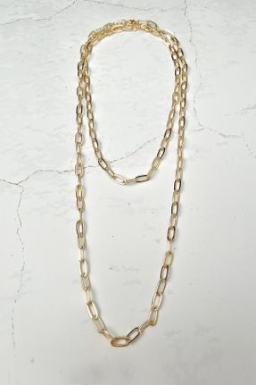 گردنبند جواهر طلائی زنانه روکش طلا کد 465564172