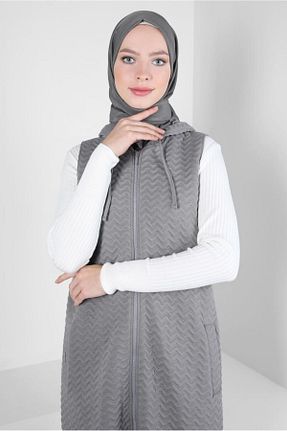 شال طوسی زنانه پلی استر کد 799159242