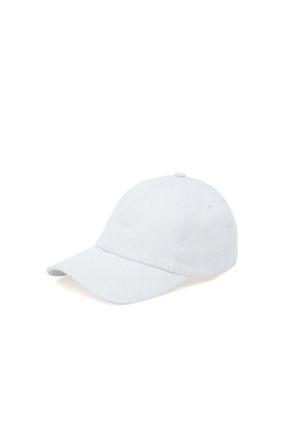 کلاه سفید زنانه پنبه (نخی) کد 829610492