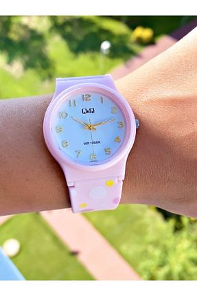 ساعت مچی صورتی بچه گانه 31-35 میلی متر Q&Q - کد 334671823