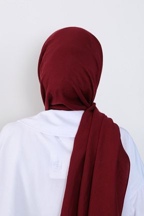 شال زرشکی زنانه پنبه پلی استر ZENİPEK - کد 829671841