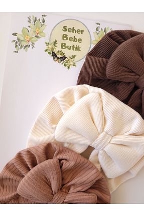 کلاه پشمی رنگی بچه گانه پنبه ای SeherBebeButik - کد 829681256