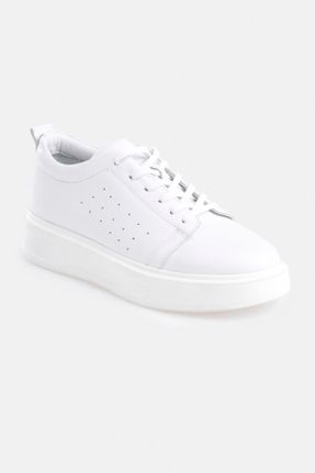 کفش کژوال سفید مردانه پاشنه کوتاه ( 4 - 1 cm ) پاشنه ساده کد 779500554